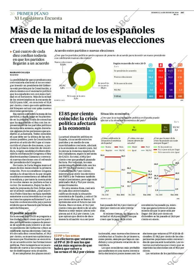 ABC MADRID 24-01-2016 página 20