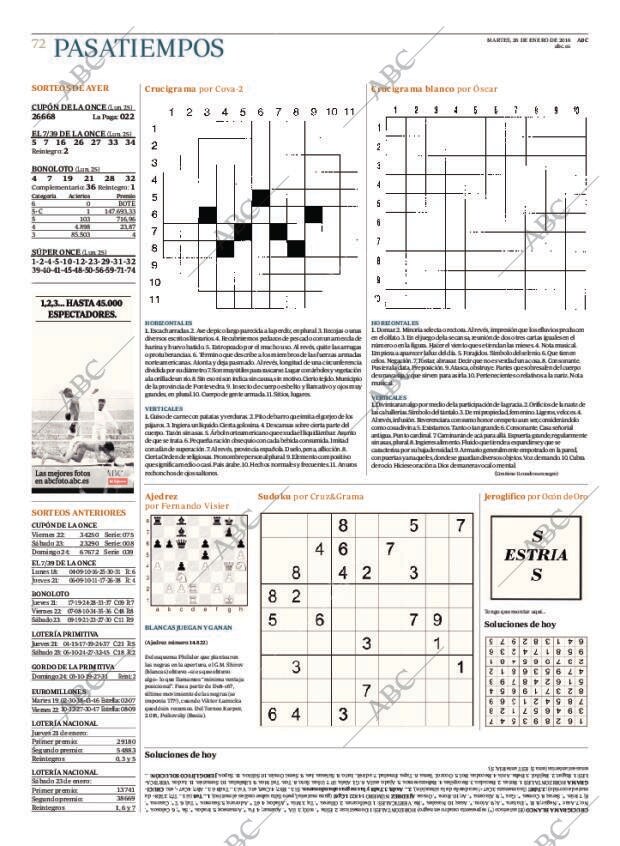ABC MADRID 26-01-2016 página 72
