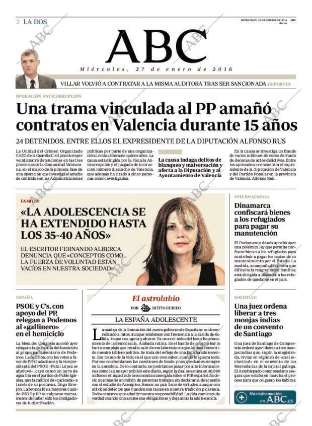 ABC MADRID 27-01-2016 página 2