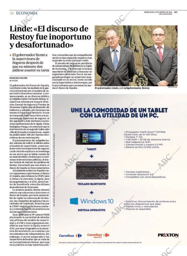ABC MADRID 27-01-2016 página 38
