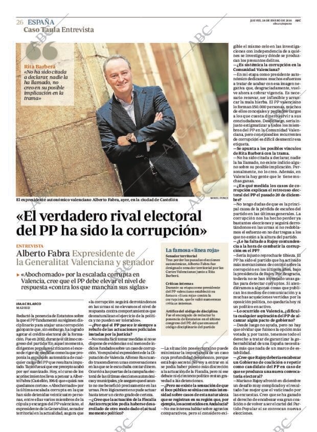 ABC MADRID 28-01-2016 página 26
