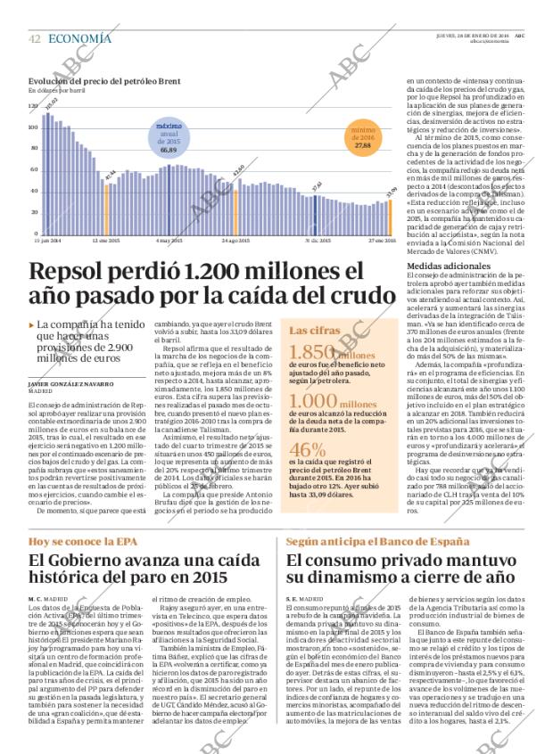 ABC MADRID 28-01-2016 página 42