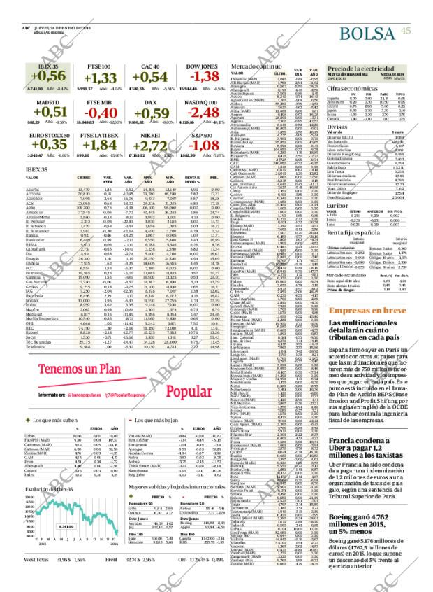 ABC MADRID 28-01-2016 página 45