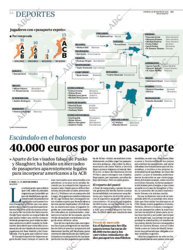 ABC MADRID 29-01-2016 página 54