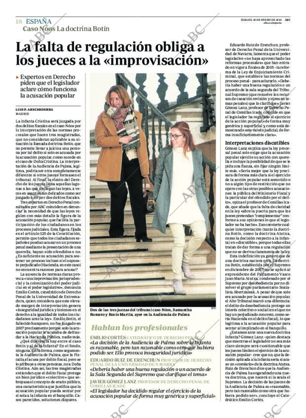 ABC MADRID 30-01-2016 página 18