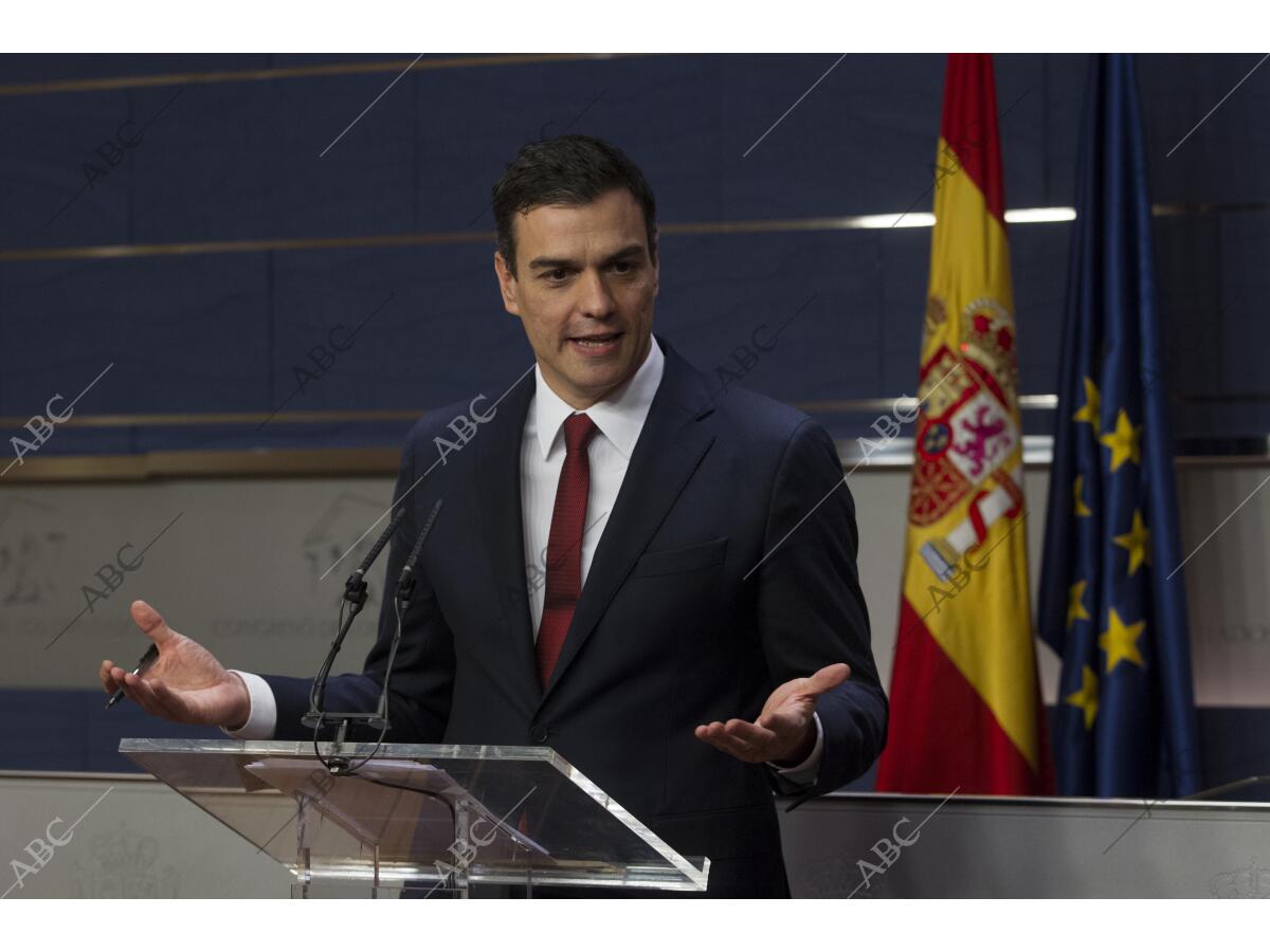 Rueda de prensa en el Congreso