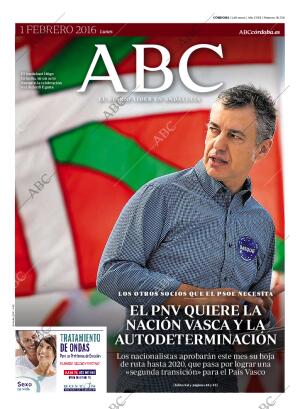 ABC CORDOBA 01-02-2016 página 1