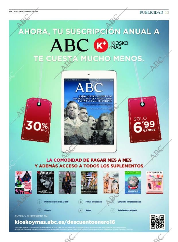 ABC CORDOBA 01-02-2016 página 13