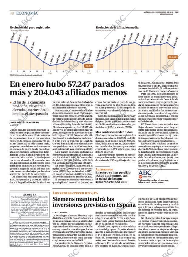 ABC MADRID 03-02-2016 página 38