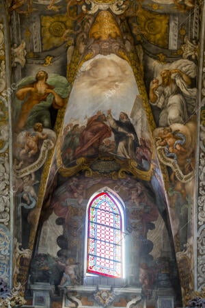 Los frescos de la iglesia de San Nicolás, restaurados tras tres años de trabajo,...