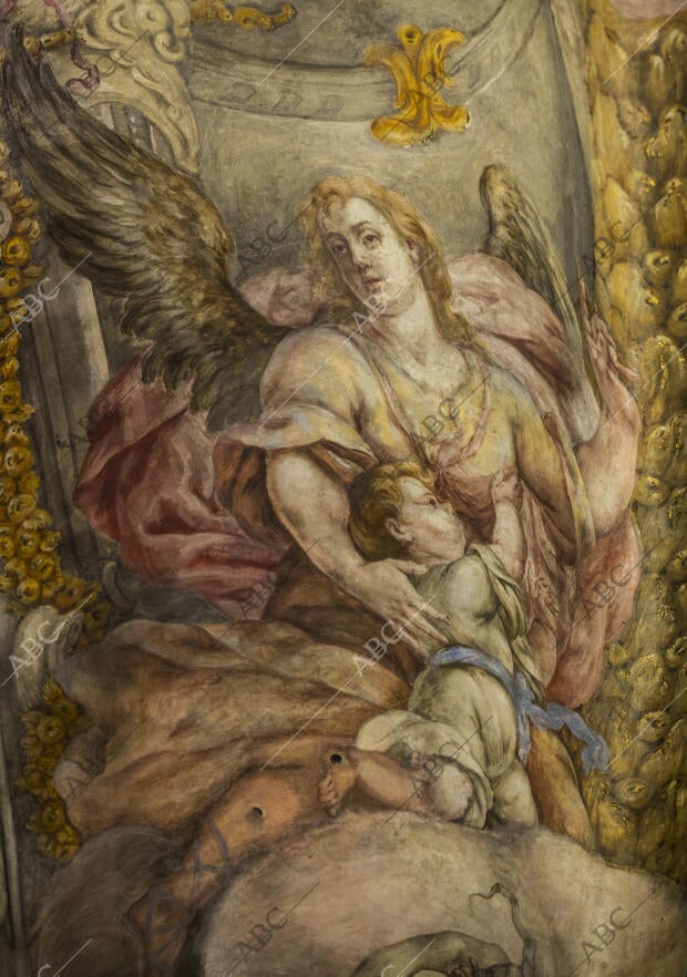 Los frescos de la iglesia de San Nicolás, restaurados tras tres años de trabajo,...