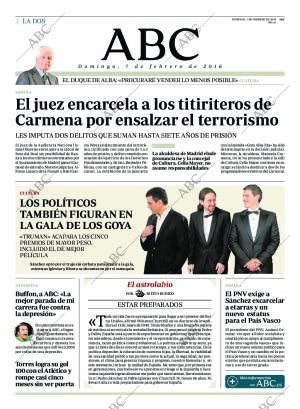 ABC MADRID 07-02-2016 página 2