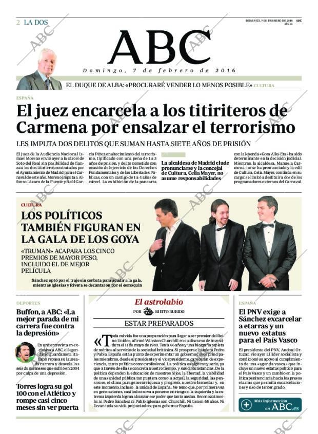 ABC MADRID 07-02-2016 página 2