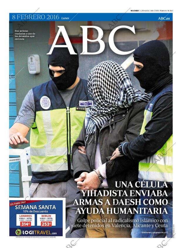 ABC MADRID 08-02-2016 página 1