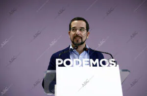 Rueda de prensa del secretario de Organización de Podemos, Sergio Pascual, para...