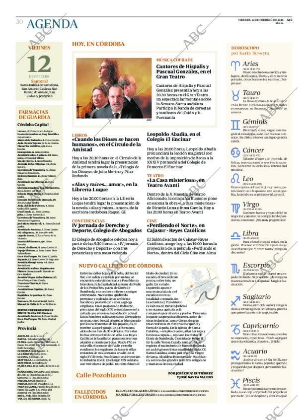 ABC CORDOBA 12-02-2016 página 30