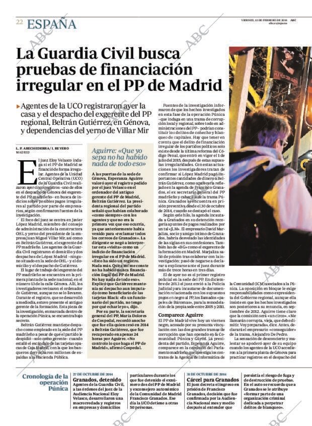 ABC MADRID 12-02-2016 página 22