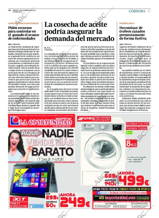 ABC CORDOBA 13-02-2016 página 27