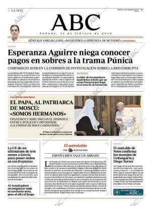 ABC MADRID 13-02-2016 página 2