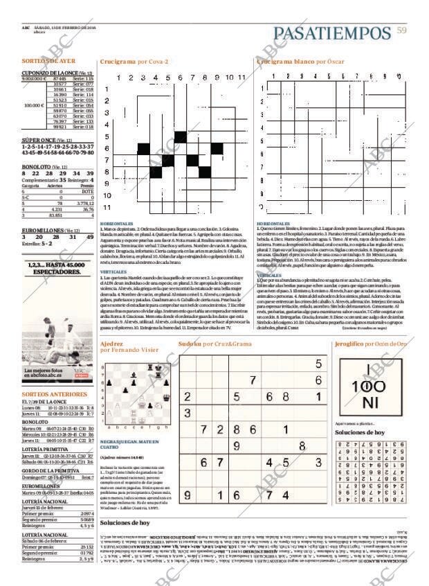 ABC MADRID 13-02-2016 página 59