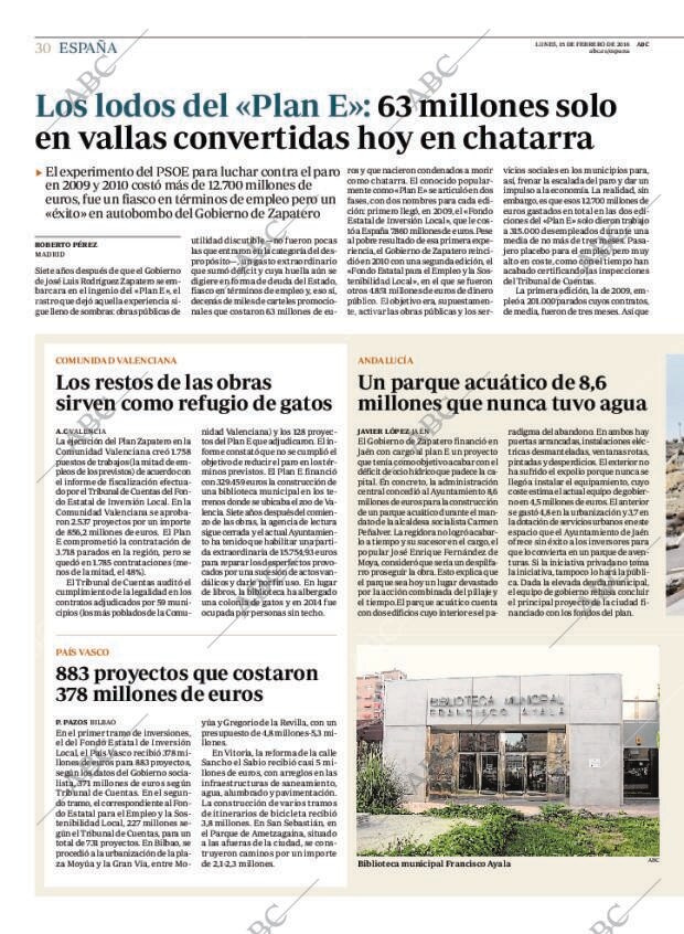 ABC MADRID 15-02-2016 página 30