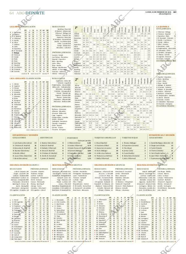 ABC MADRID 15-02-2016 página 64
