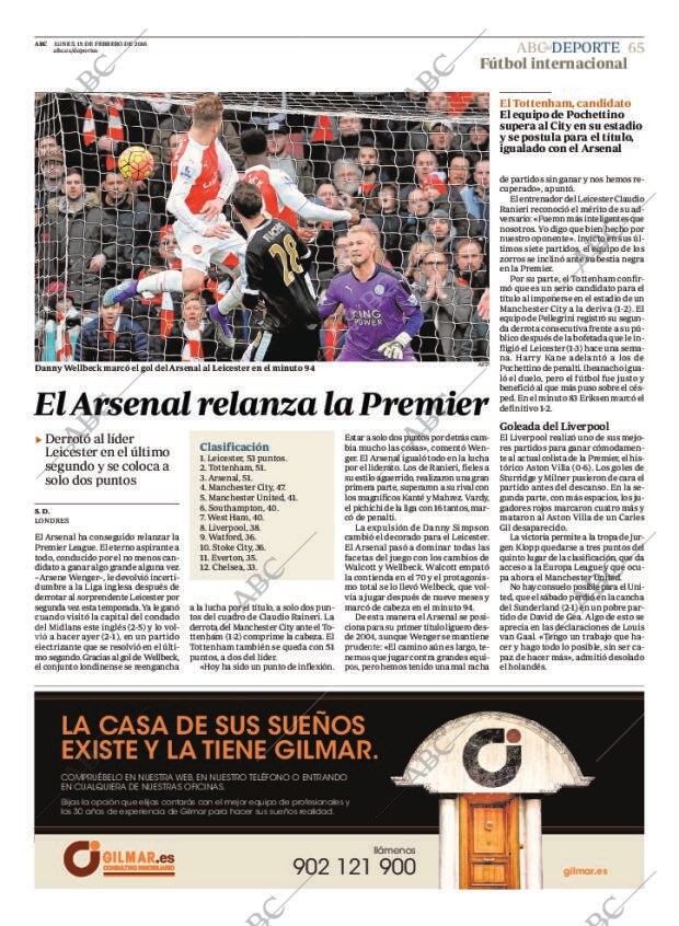 ABC MADRID 15-02-2016 página 65