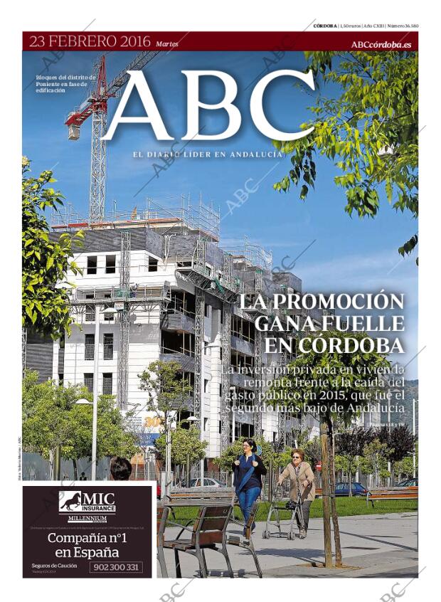 ABC CORDOBA 23-02-2016 página 1