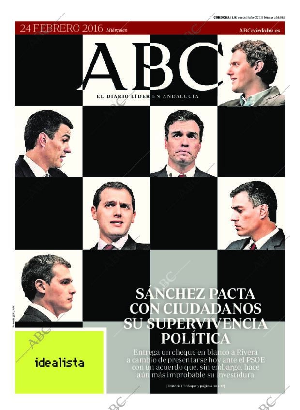 ABC CORDOBA 24-02-2016 página 1