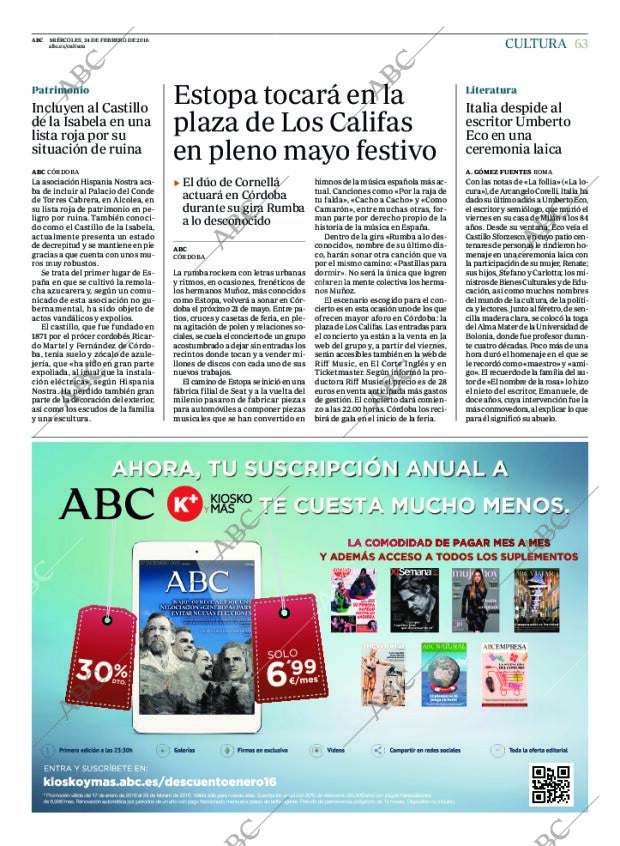 ABC CORDOBA 24-02-2016 página 63