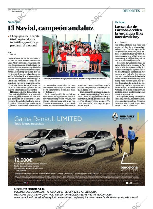 ABC CORDOBA 24-02-2016 página 73