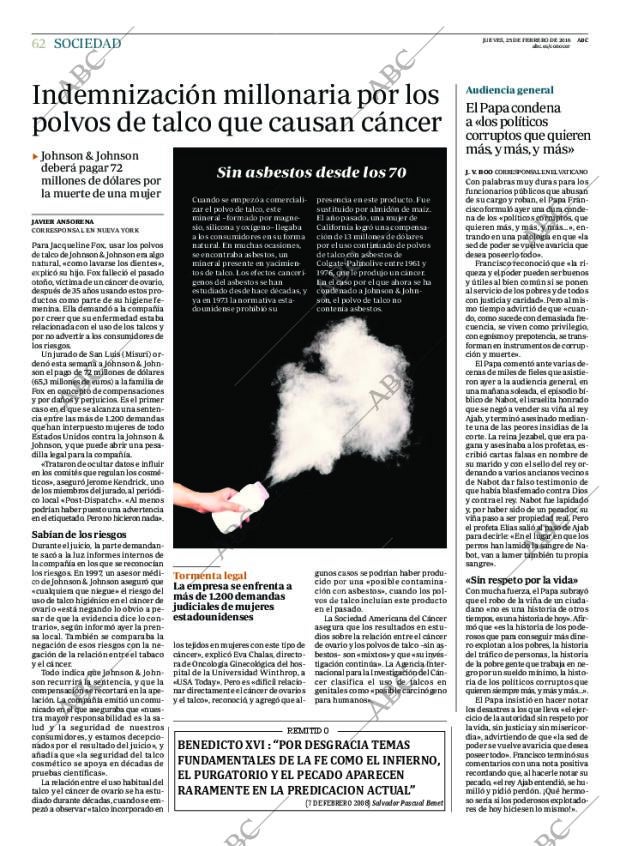 ABC CORDOBA 25-02-2016 página 62