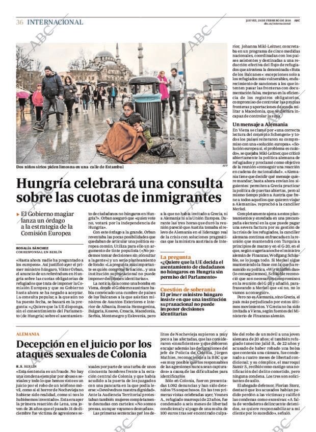 ABC MADRID 25-02-2016 página 36