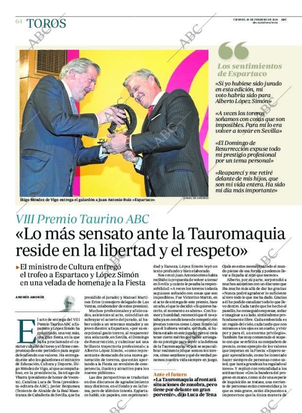 ABC CORDOBA 26-02-2016 página 64