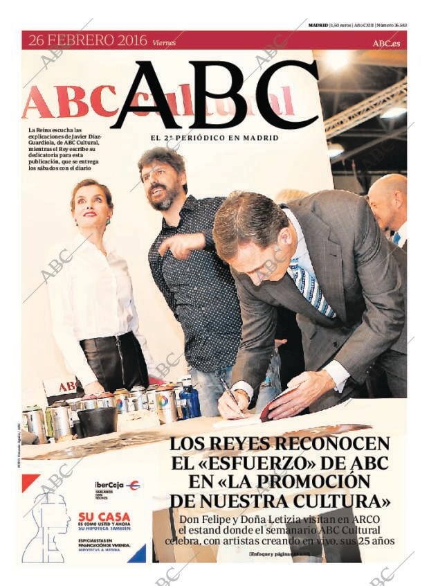 ABC MADRID 26-02-2016 página 1
