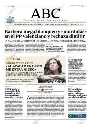ABC MADRID 26-02-2016 página 2