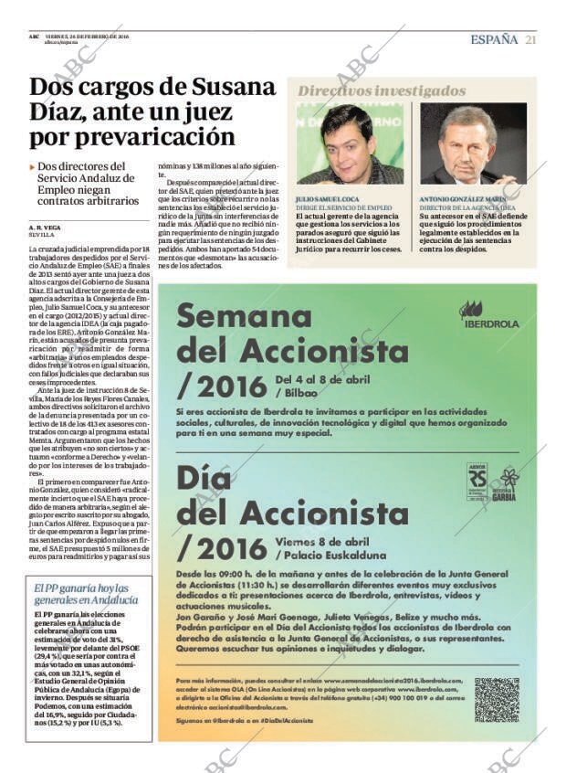 ABC MADRID 26-02-2016 página 21