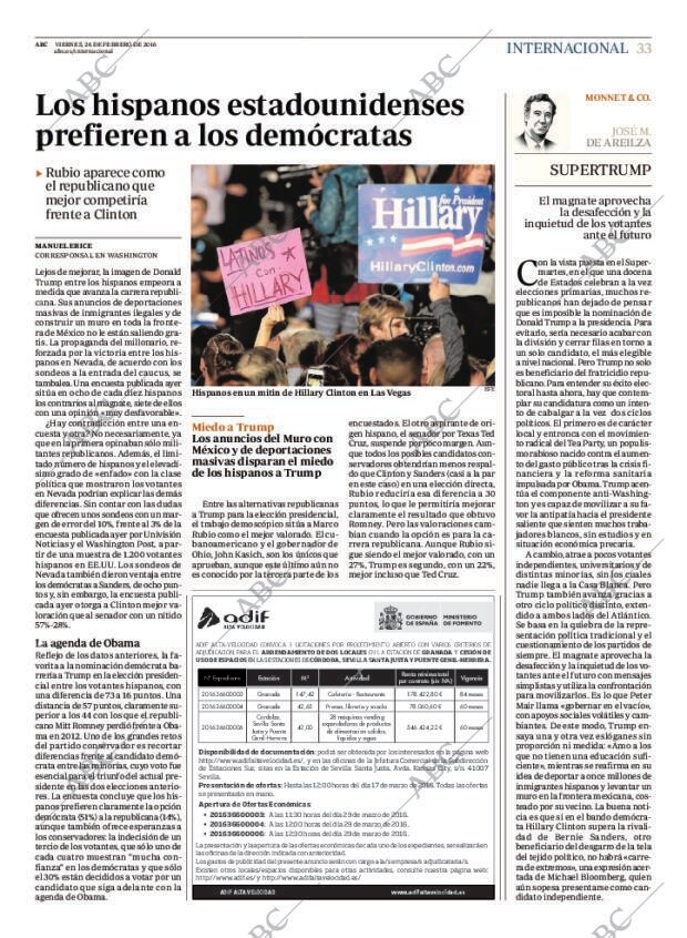 ABC MADRID 26-02-2016 página 33