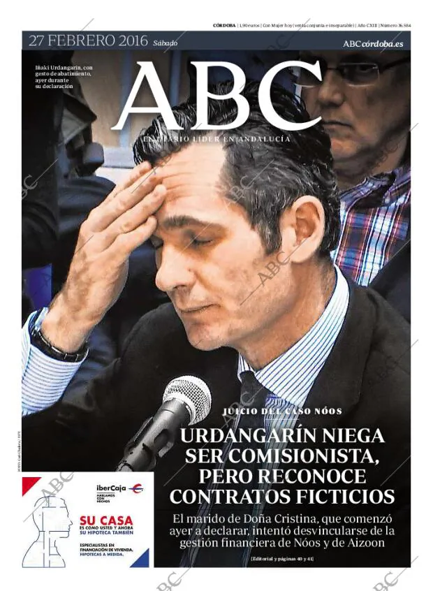 ABC CORDOBA 27-02-2016 página 1