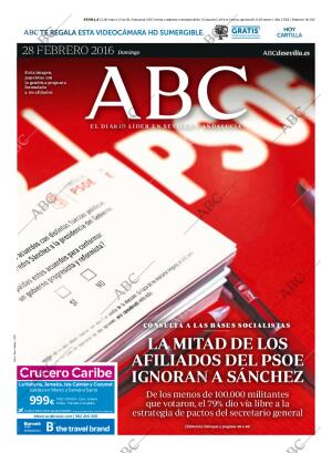 ABC SEVILLA 28-02-2016 página 1