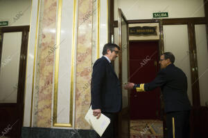 Rueda de prensa de Patxi López, presidente del Congreso de los Diputados