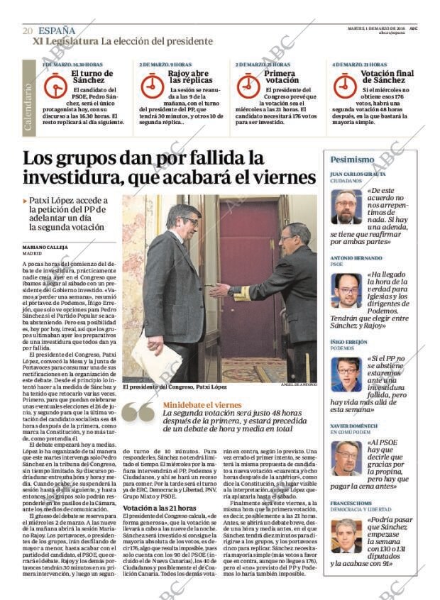 ABC MADRID 01-03-2016 página 20
