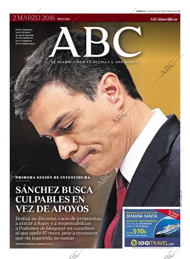 ABC SEVILLA 02-03-2016 página 1