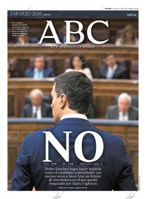 ABC MADRID 03-03-2016 página 1