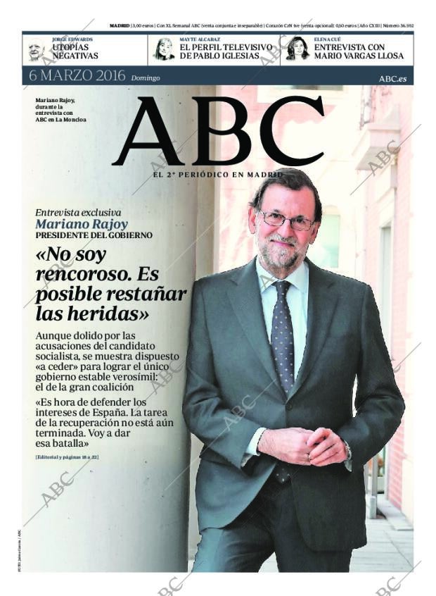 ABC MADRID 06-03-2016 página 1