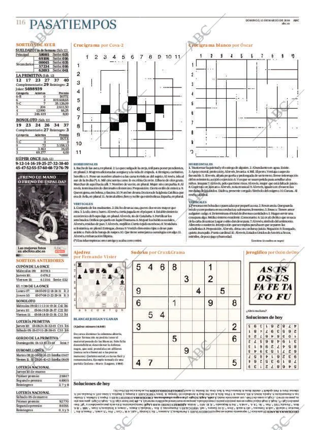 ABC MADRID 13-03-2016 página 116