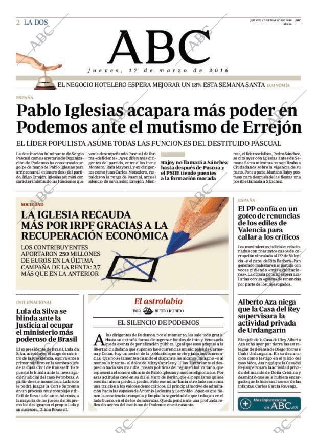 ABC MADRID 17-03-2016 página 2