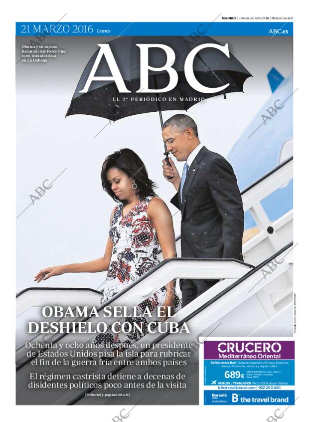 ABC MADRID 21-03-2016 página 1