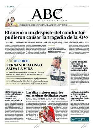 ABC MADRID 21-03-2016 página 2