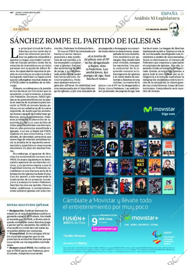 ABC MADRID 21-03-2016 página 21